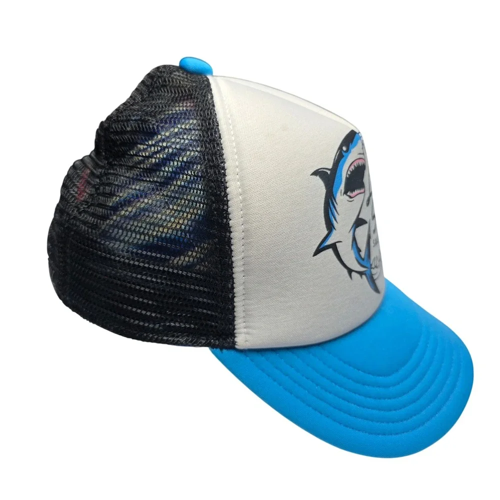 Salt Life Live Salty Shark Trucker Hat Blue White Black‎ Snapback SLY20004 Youth